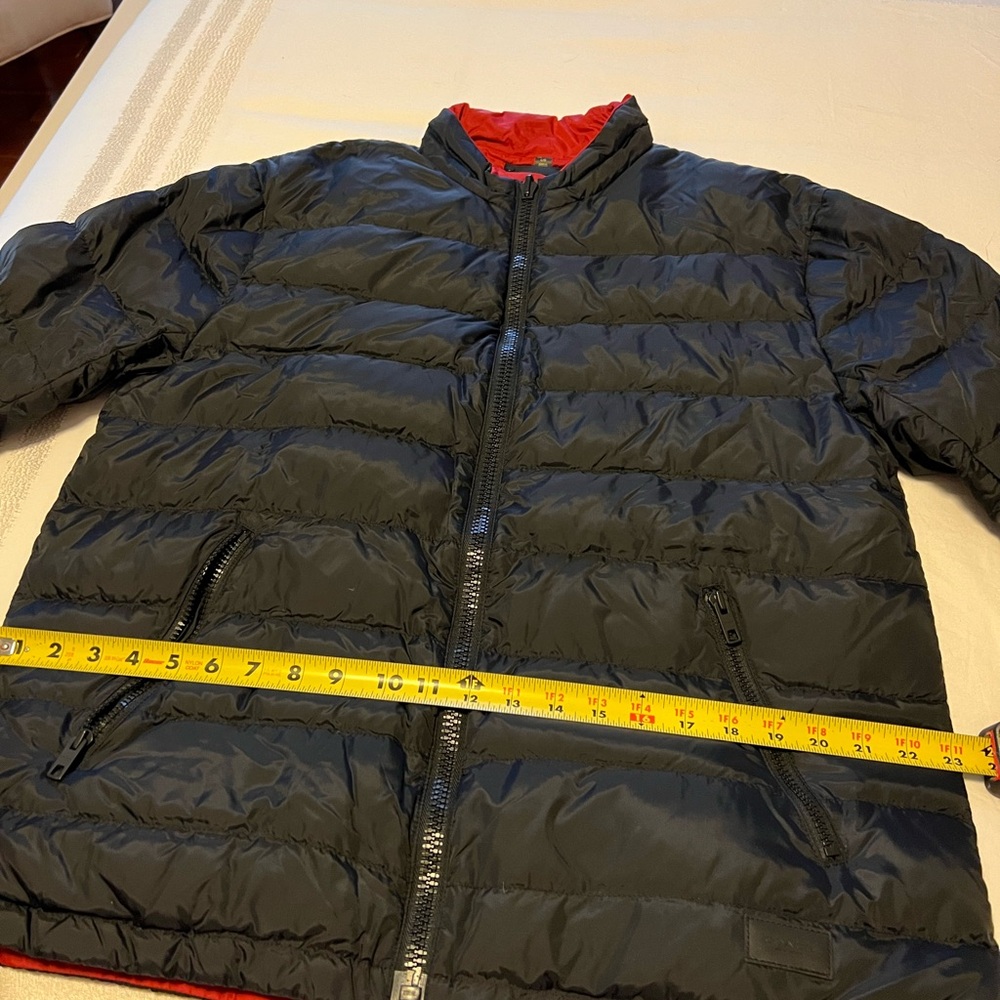 Coach Black and Red Men's Reversible Puffer Packable Jacket- Large - Picture 6 of 6